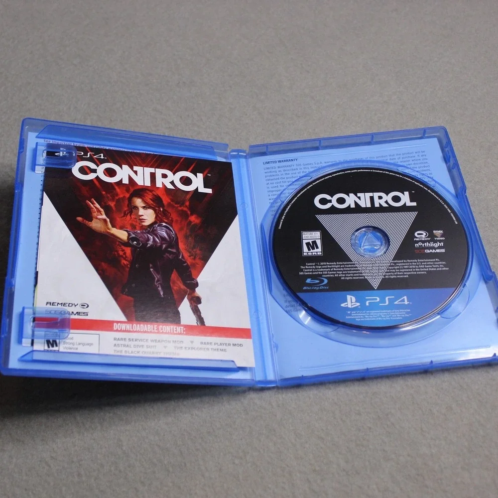 Control Sony PlayStation 4 PS4 2019 Remedy 505 Games Action Adventure M Rated
